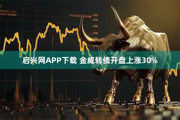 启兴网APP下载 金威转债开盘上涨30%